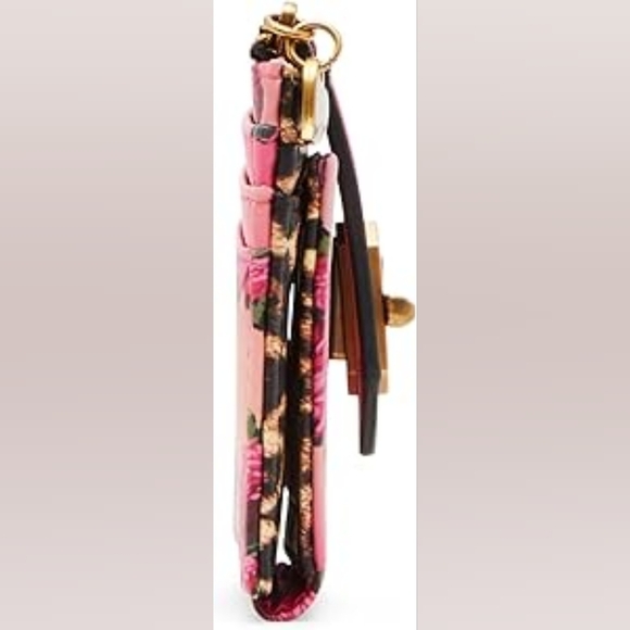BETSEY JOHNSON Leopard Floral Bifold Compact Wallet NWOT - Picture 4 of 4